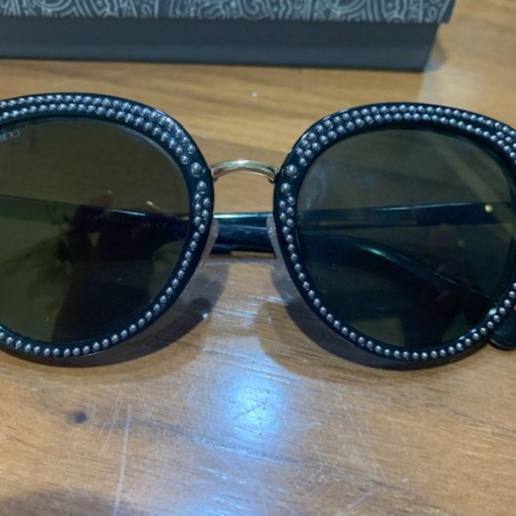 Jimmy Choo Mori/9RQ   Smoke /Silver Mori Sunglasse main image 5